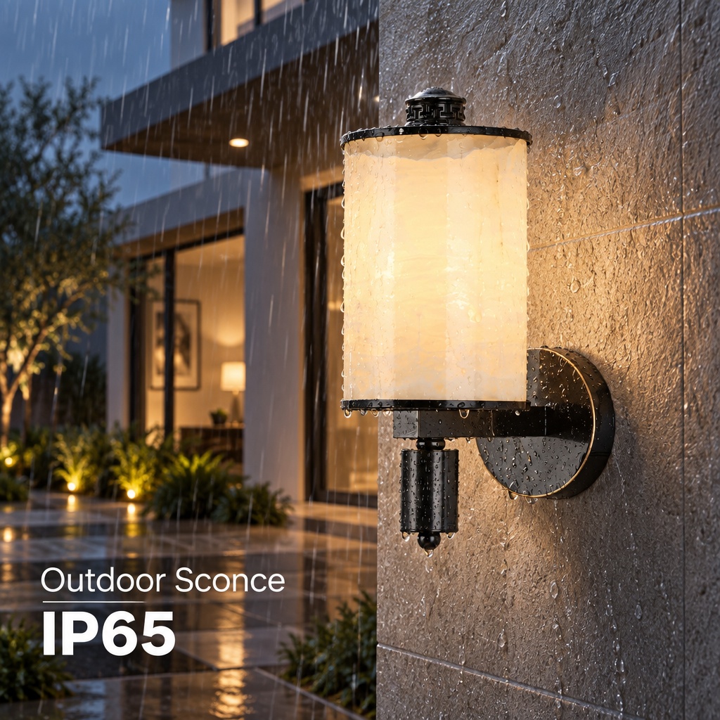 Outdoor Lighting Brass - IP65 Waterproof Solid Brass Outdoor Wall