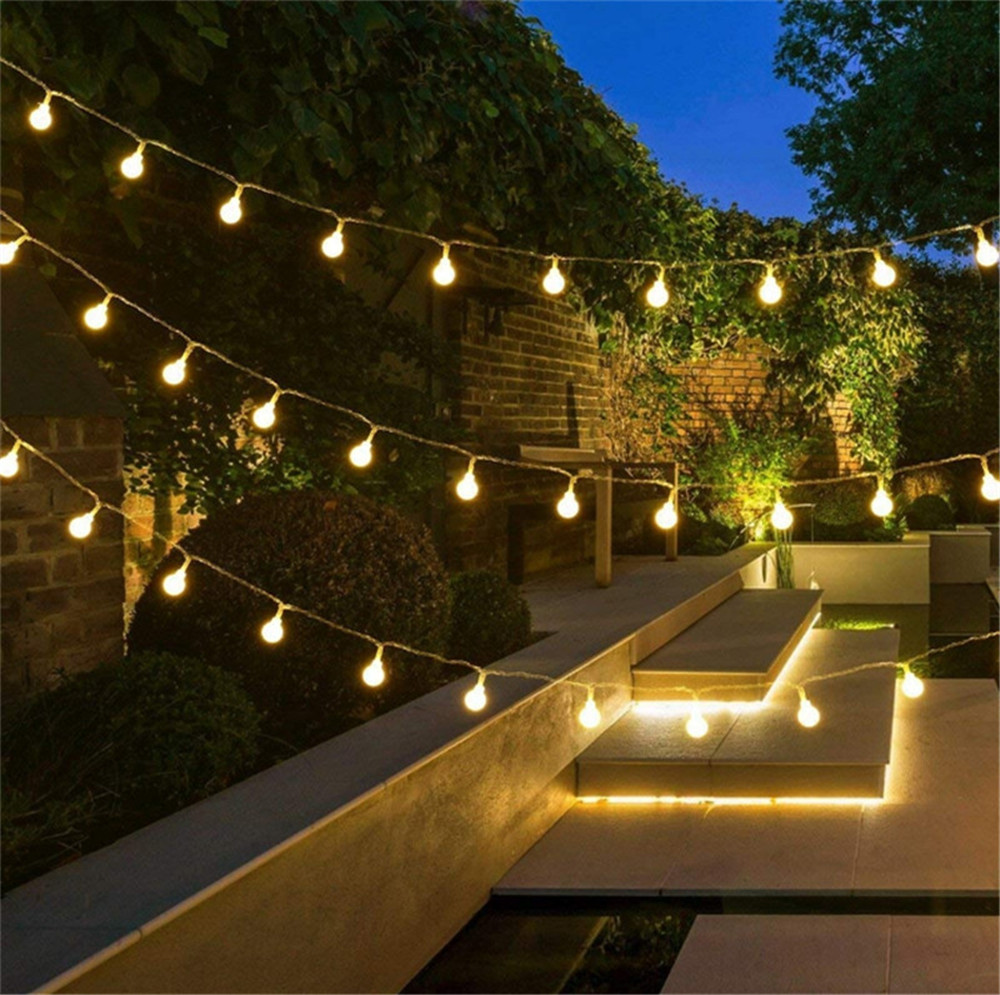 3-10M Solar/USB/Battery String - Outdoor Lighting For Backyard ulasan dan harga