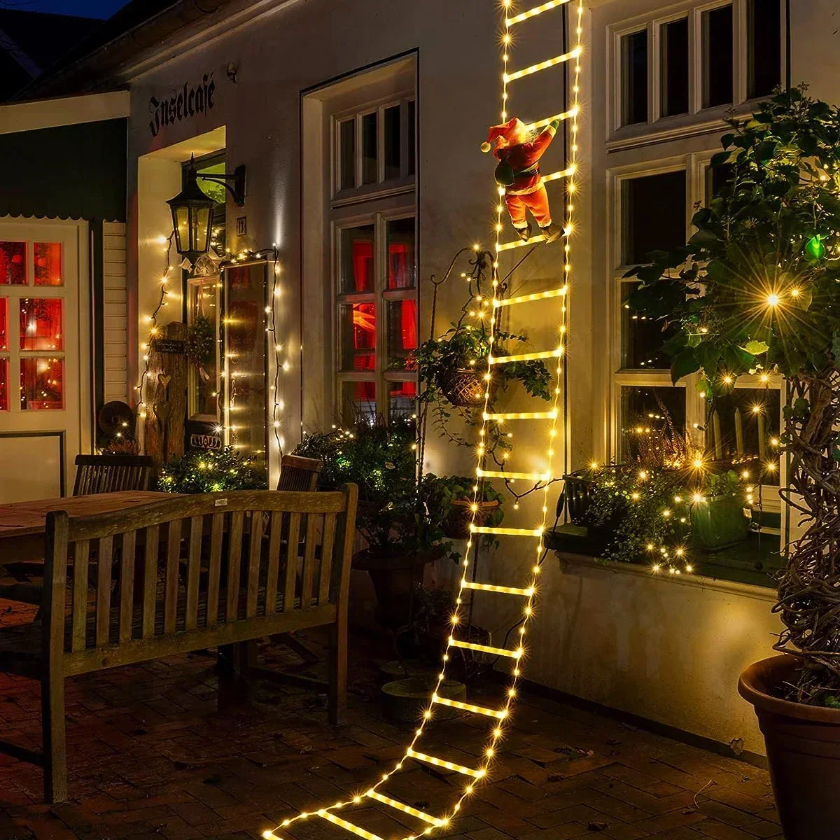 LED Ladder Light for Santa Cla - Outdoor Lighting Led Strip ulasan dan harga