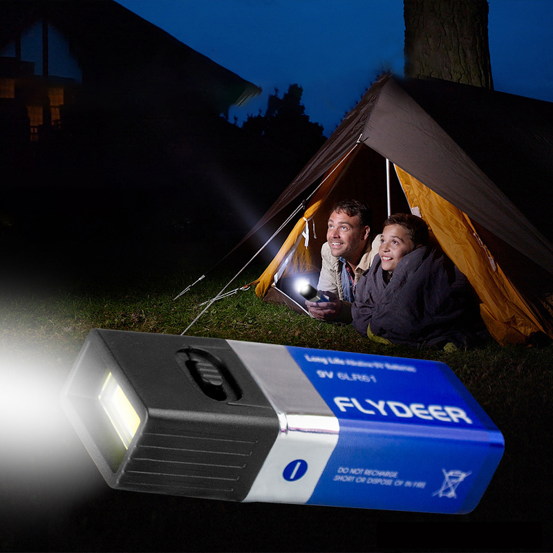 9V Battery Flashlight 9V Mini  - Outdoor Lighting Not Working ulasan dan harga