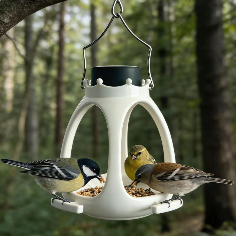 Solar Bird Feeder with LED Lig - Outdoor Lighting Under Eaves ulasan dan harga