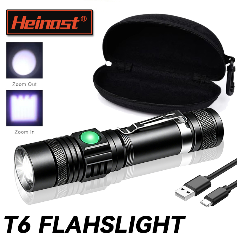 T6 LED Rechargeable Flashlight - Outdoor Lighting For Home ulasan dan harga