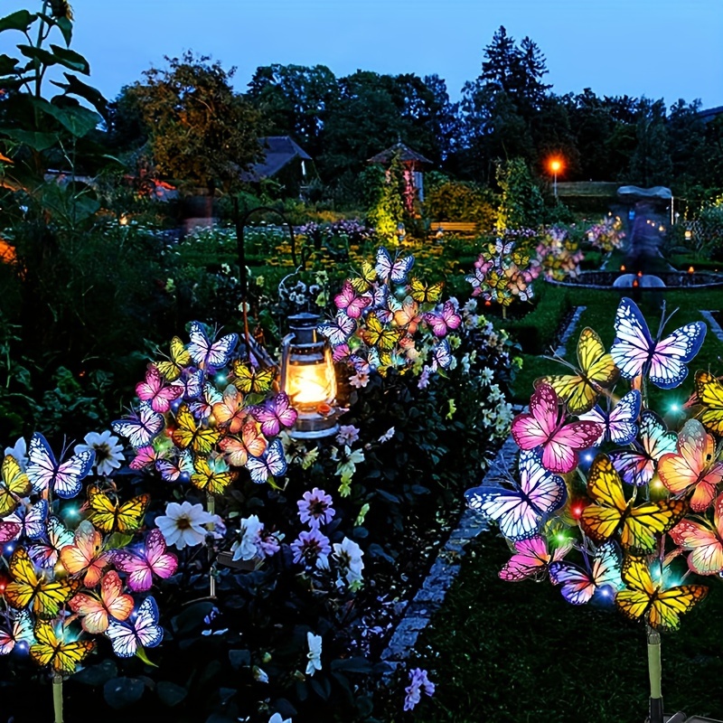 Solar LED Butterfly Garden Lig - Outdoor Lighting For Backyard ulasan dan harga