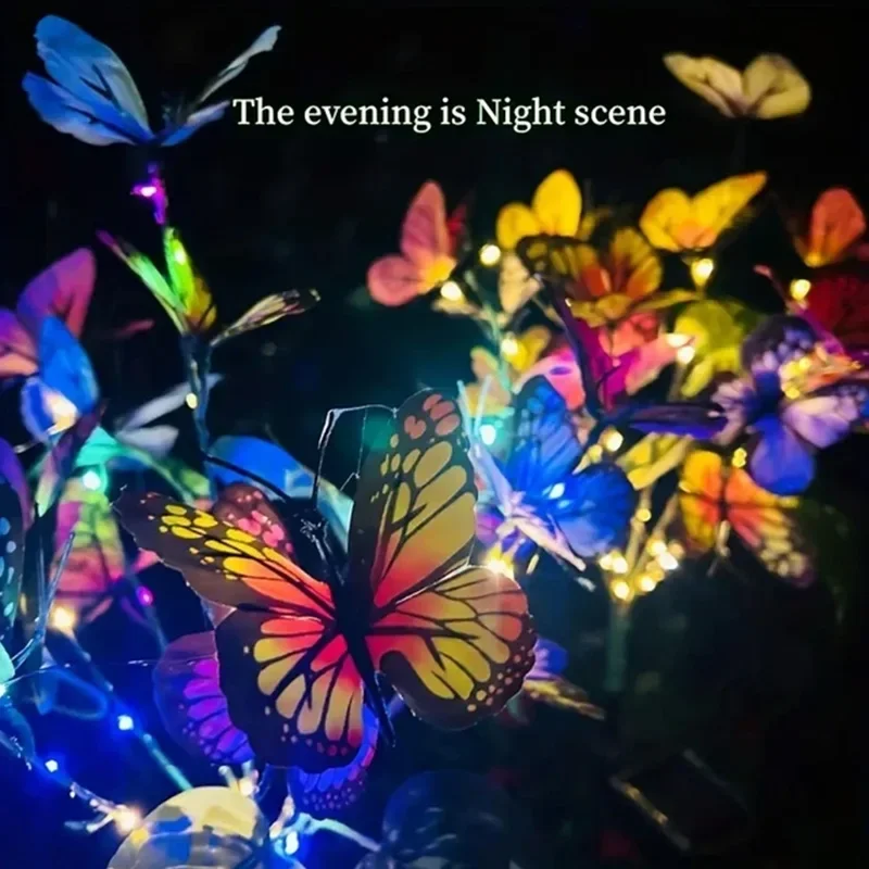 Solar LED Butterfly Garden Lig - Outdoor Lighting For Backyard ulasan dan harga