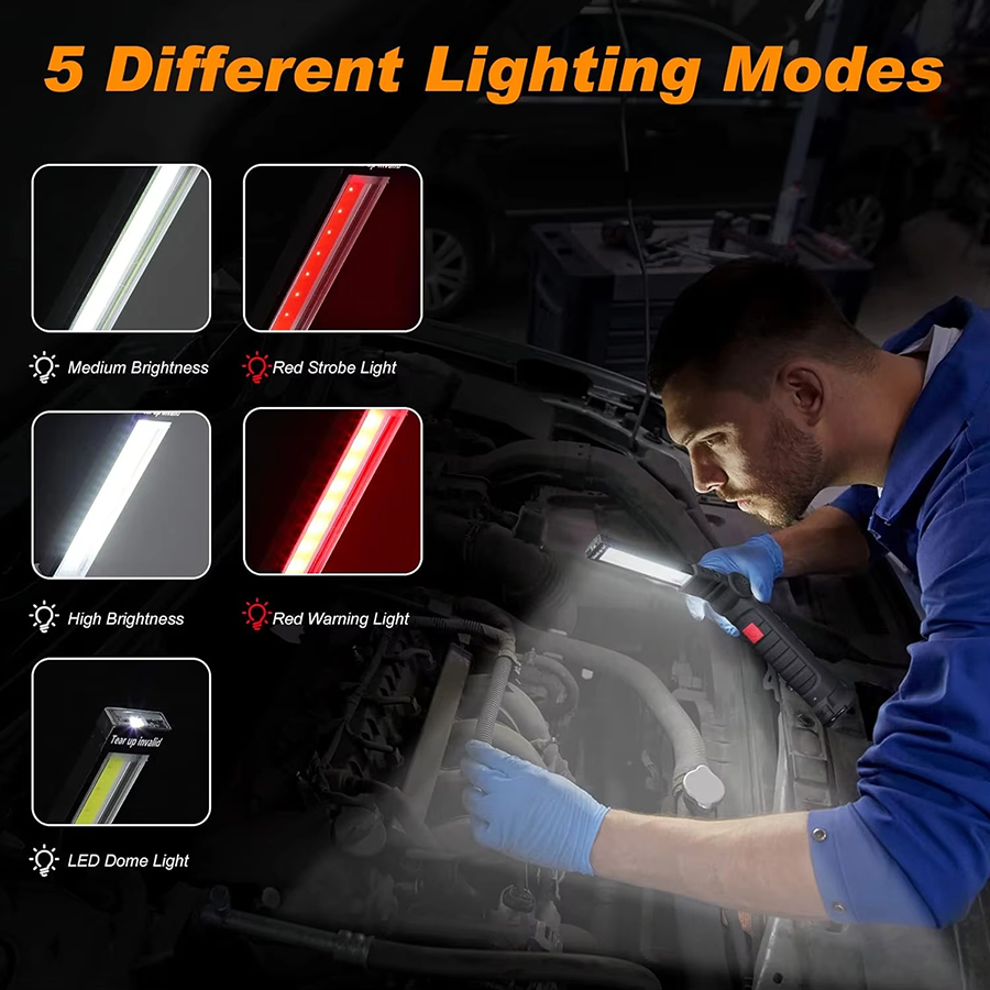 Portable LED Flashlight with M - Outdoor Lighting Repair ulasan dan harga