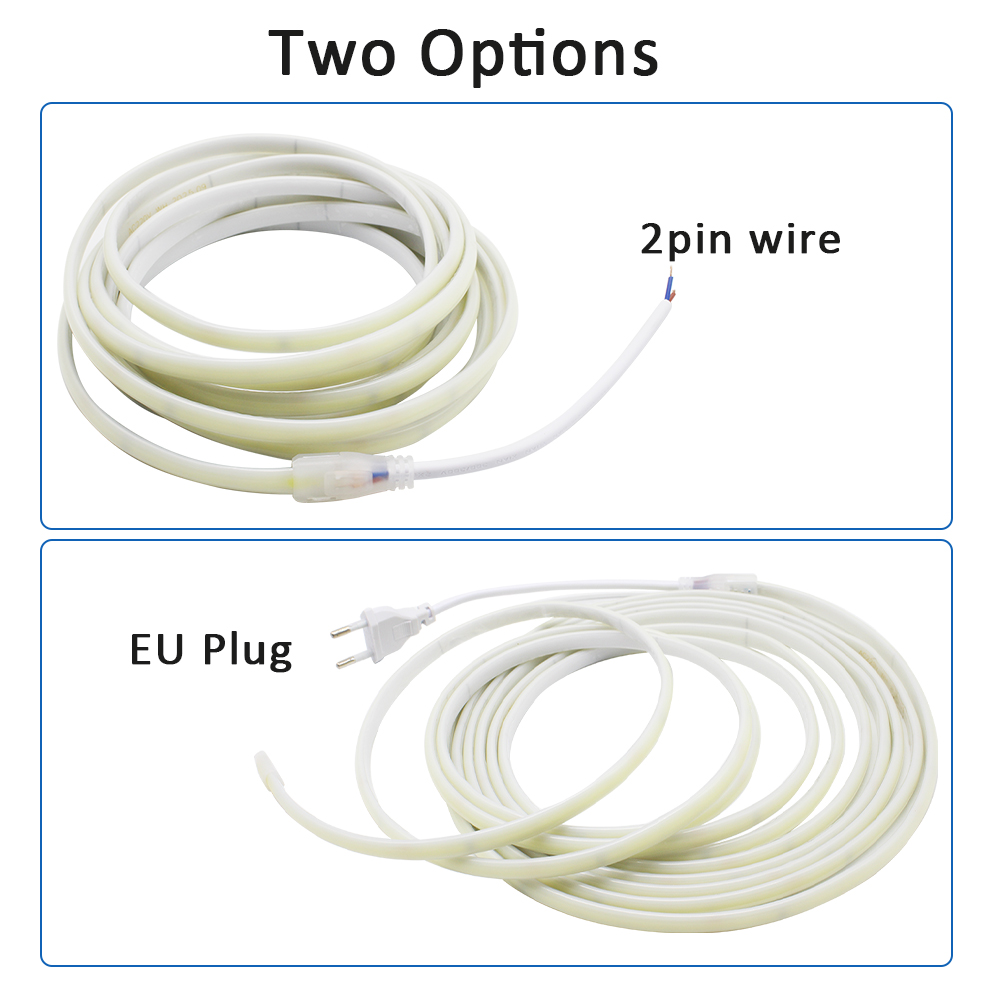 1-20m 220V COB LED Strip Light - Outdoor Lighting No Wiring ulasan dan harga