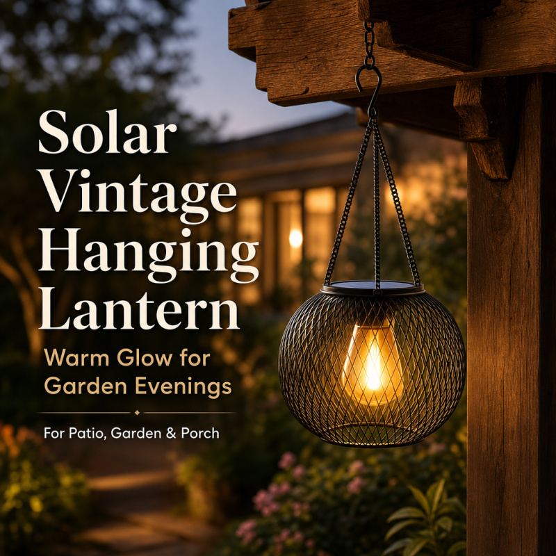 Solar Powered LED Hanging Floo - Outdoor Lighting For Backyard ulasan dan harga