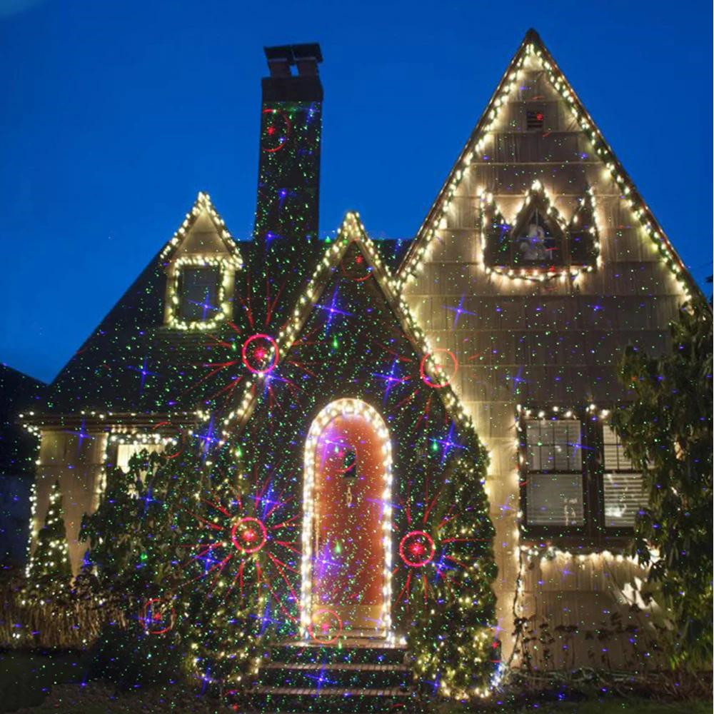 Christmas Laser Light Outdoors - Outdoor Lighting For Front Of House ulasan dan harga
