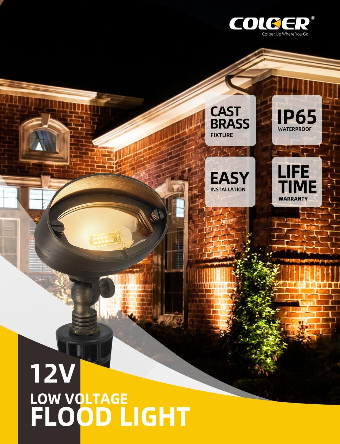 Die-cast Brass LED Landscape F - Outdoor Lighting Brass ulasan dan harga