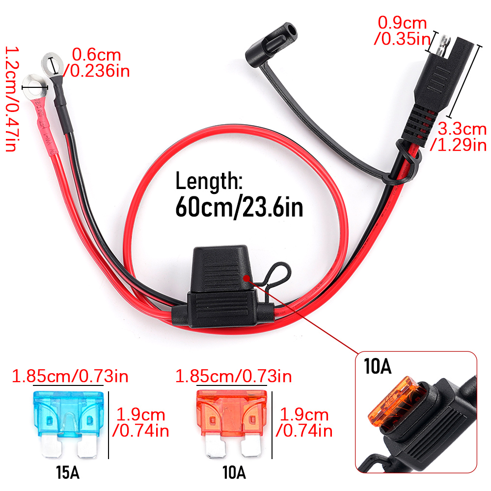 Double SAE Quick Release Cable - Outdoor Lighting Extension Cable ulasan dan harga