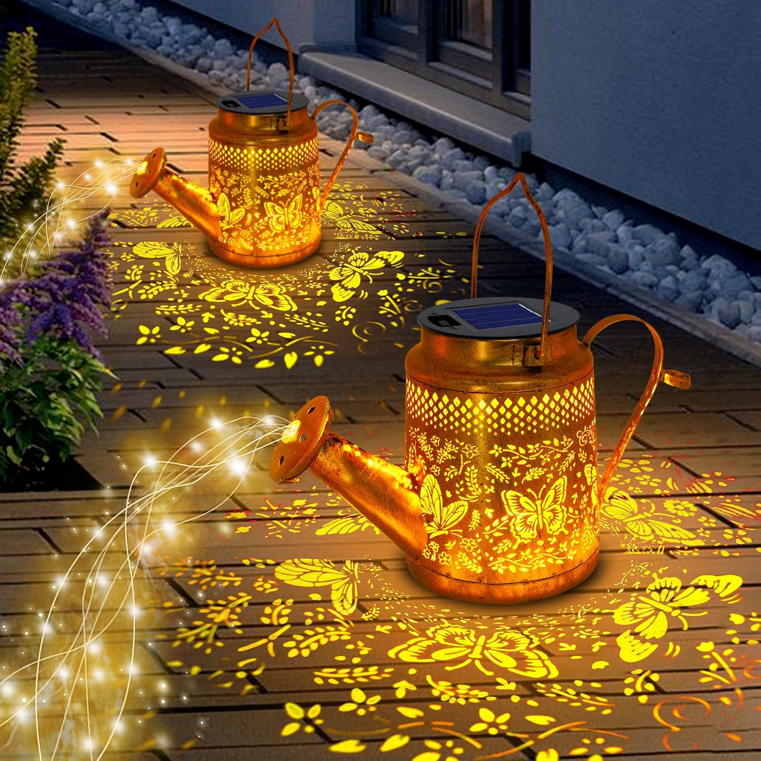 2 Pack Big Solar Butterfly Wat - Outdoor Lighting For Backyard ulasan dan harga
