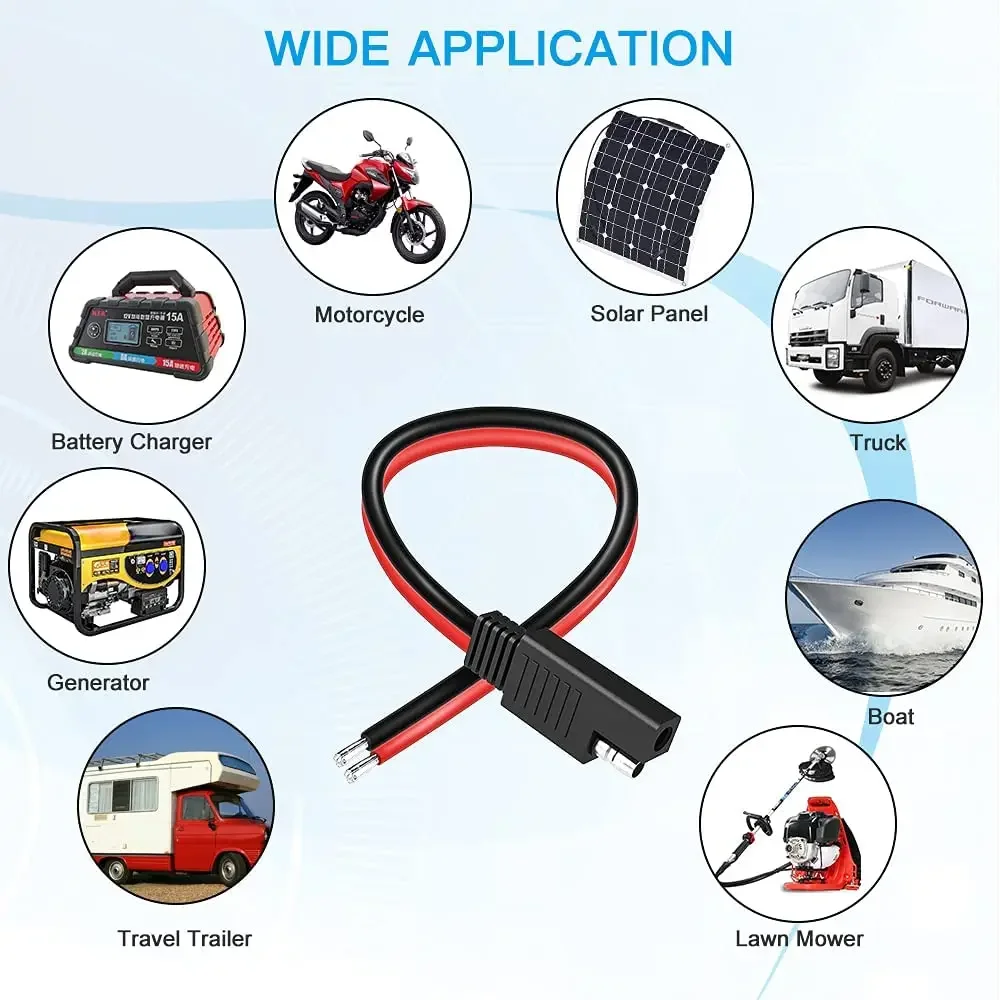 DIY SAE Single Head Cable SAE  - Outdoor Lighting Extension Cable ulasan dan harga