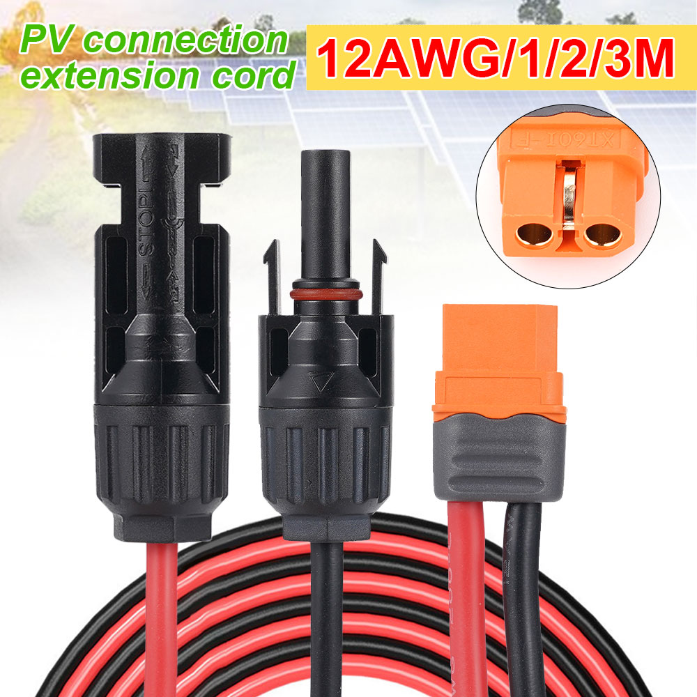 Solar Charge Cable Xt60 Adapte - Outdoor Lighting Extension Cable ulasan dan harga