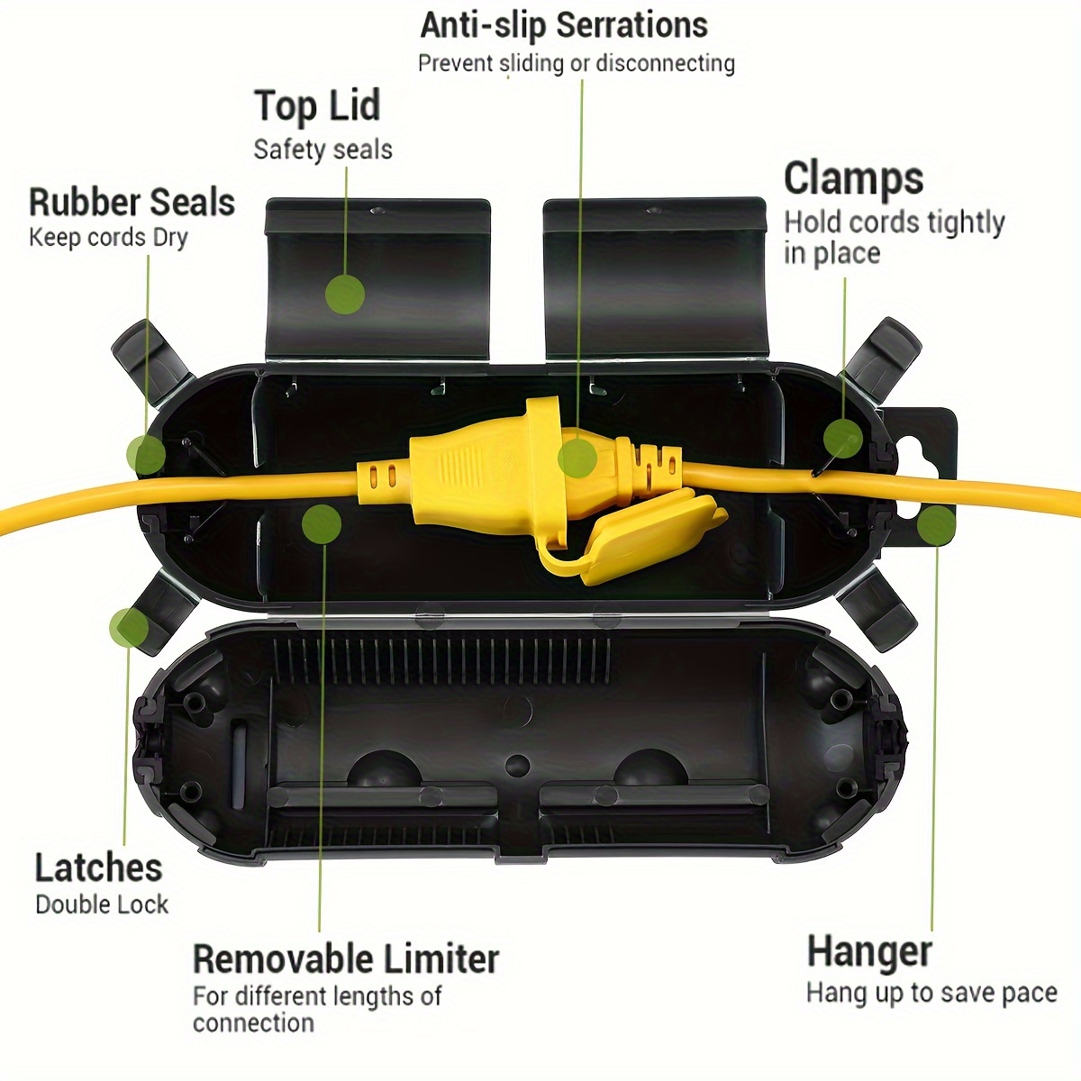 Extension Cord Plug Connection - Outdoor Lighting Extension Cable ulasan dan harga
