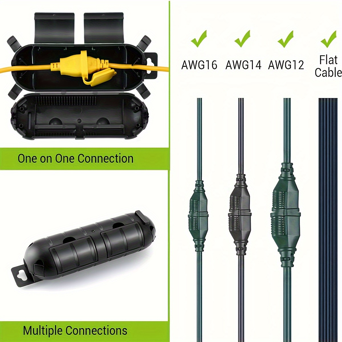 Extension Cord Plug Connection - Outdoor Lighting Extension Cable ulasan dan harga