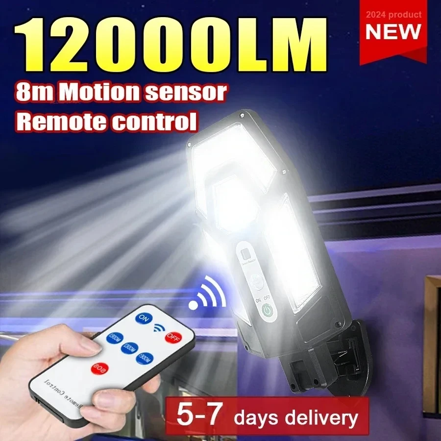 12000LM Powerful Solar Wall La - Outdoor Lighting For Backyard ulasan dan harga