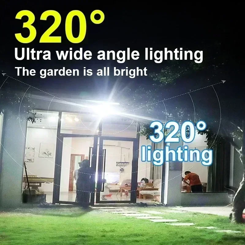 12000LM Powerful Solar Wall La - Outdoor Lighting For Backyard ulasan dan harga