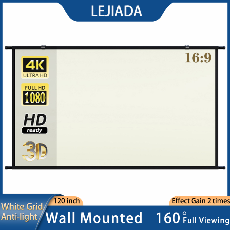 LEJIADA Projector Screen Wall  - Outdoor Lighting Grid Screen ulasan dan harga