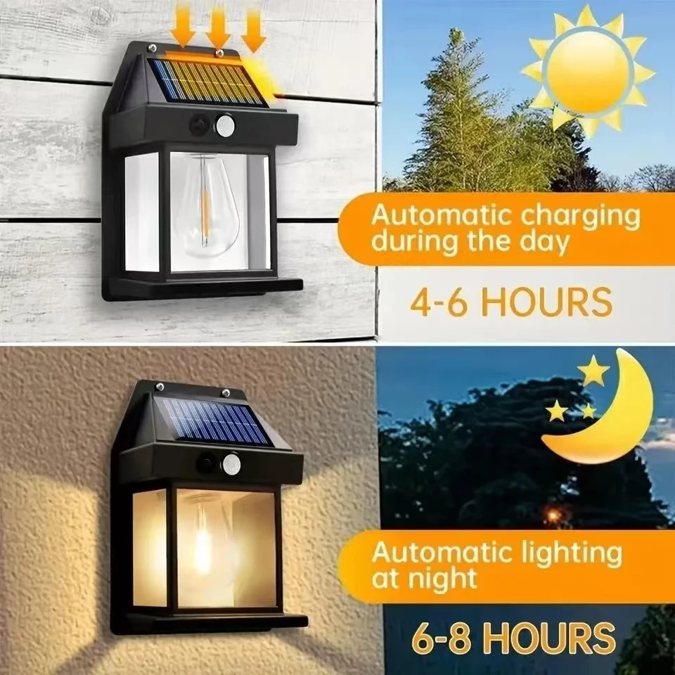 Outdoor Solar Tungsten Wall Li - Outdoor Lighting For Backyard ulasan dan harga