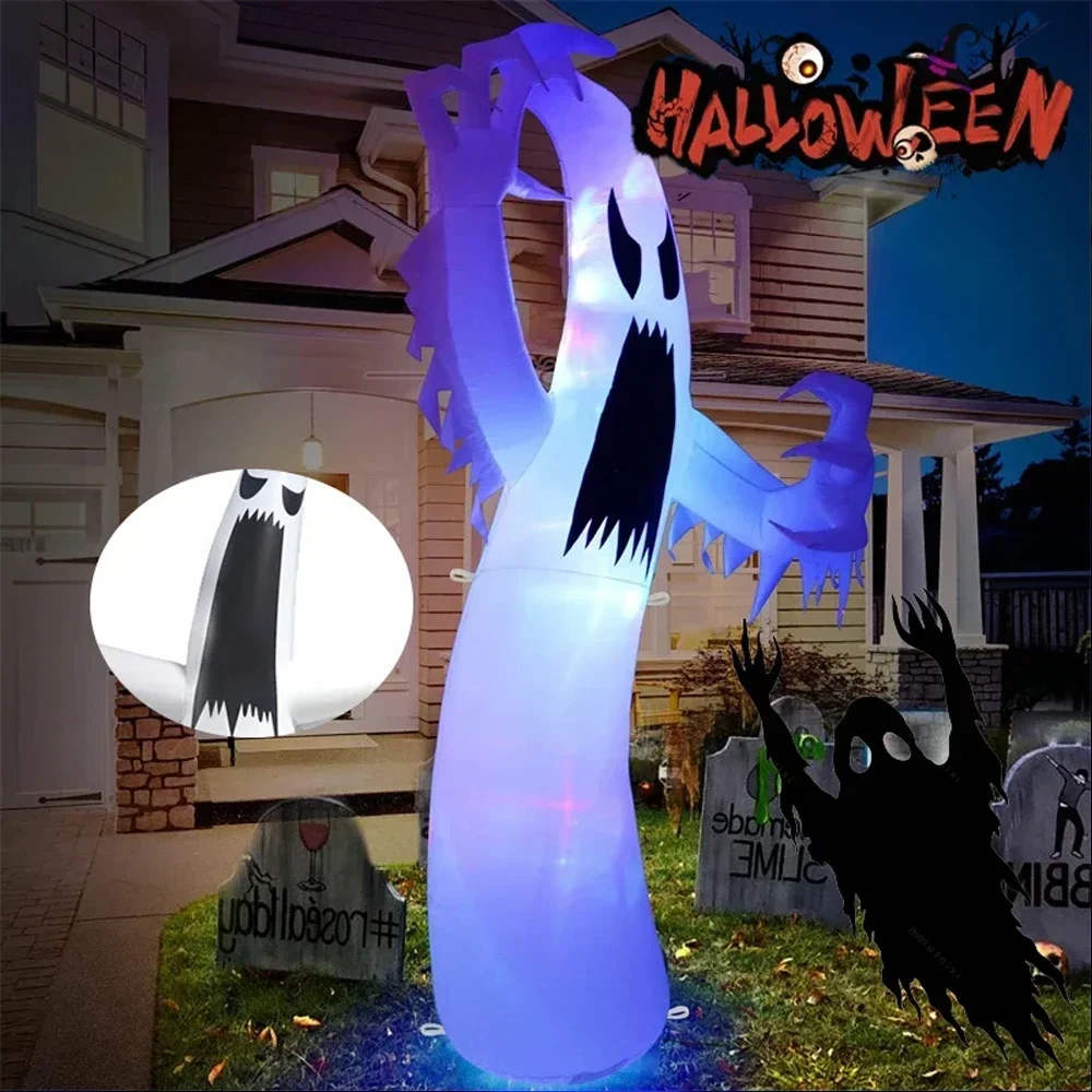 Halloween Inflatable Scary Gho - Outdoor Lighting For Front Of House ulasan dan harga