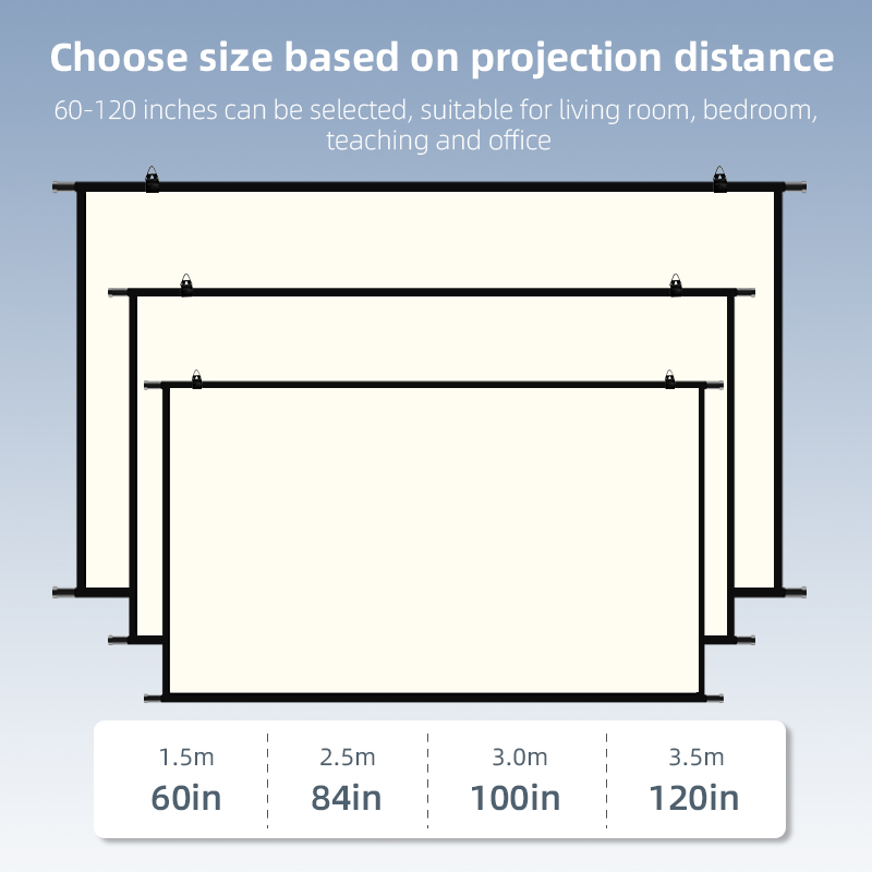 VEIDADZ Projector Screen Wall  - Outdoor Lighting Grid Screen ulasan dan harga