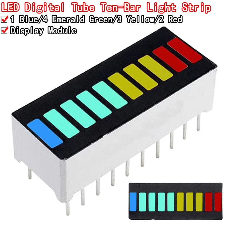 1~10Pcs 10 grid digital segmen - Outdoor Lighting Grid Screen ulasan dan harga