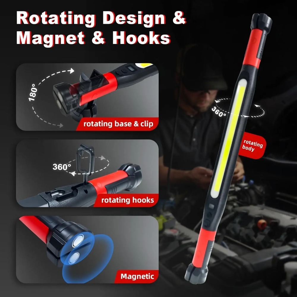 Super Bright Magnetic COB Work - Outdoor Lighting Repair ulasan dan harga