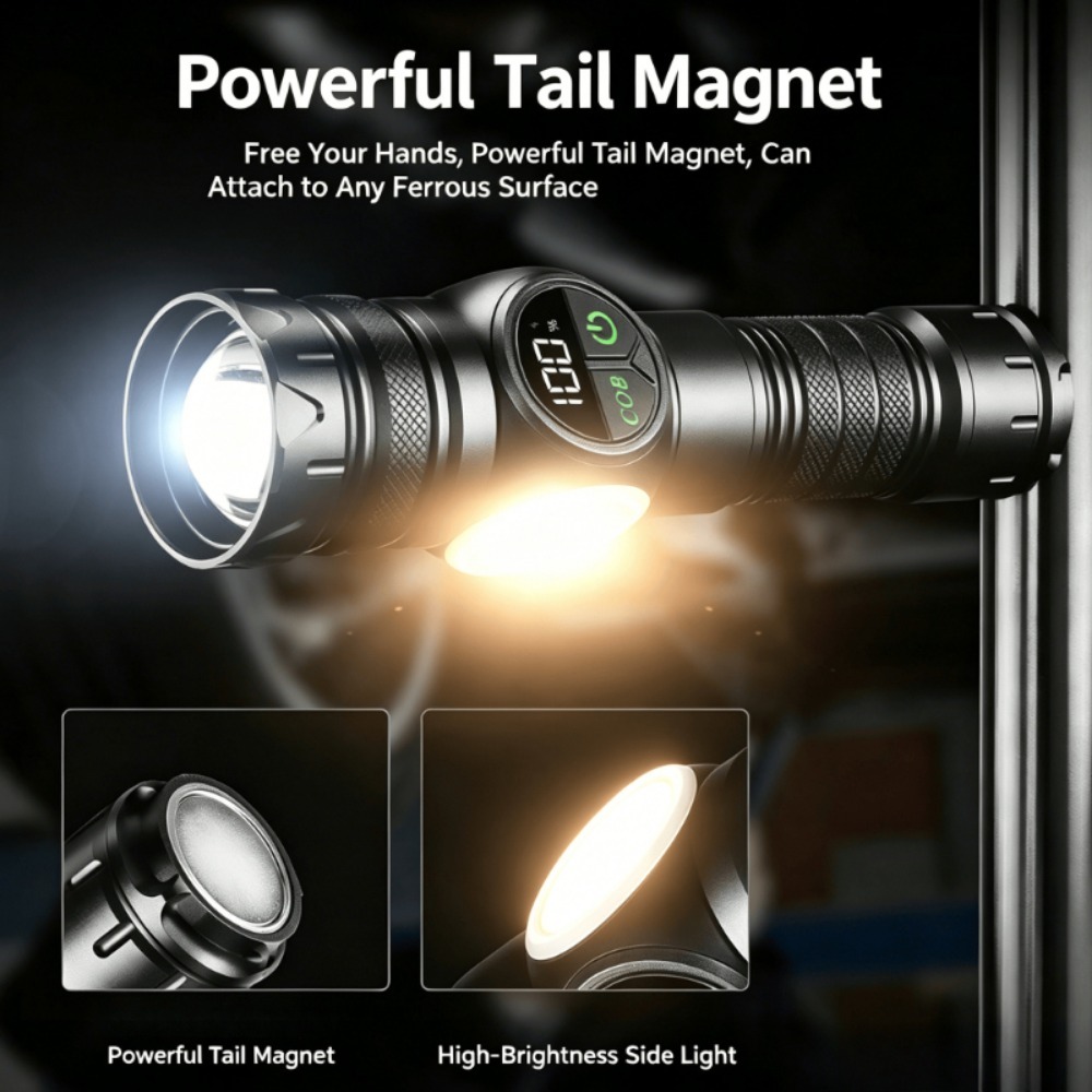 White Light LED Flashlight Typ - Outdoor Lighting Repair ulasan dan harga