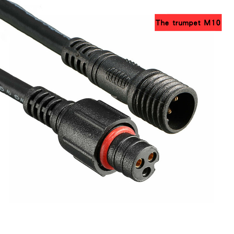 M10 Waterproof Connector 2Pin  - Outdoor Lighting Extension Cable ulasan dan harga