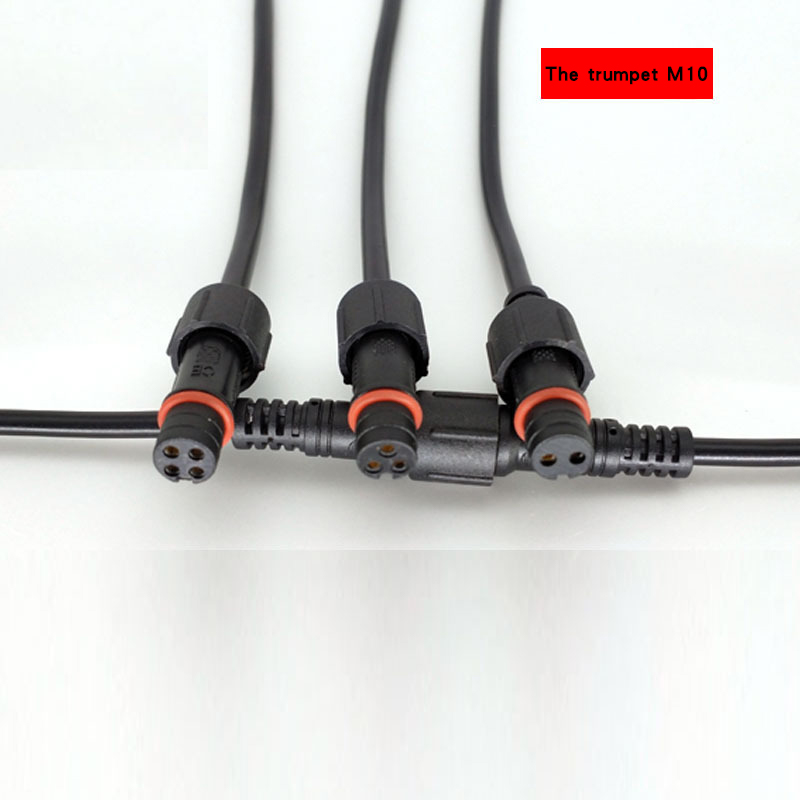 M10 Waterproof Connector 2Pin  - Outdoor Lighting Extension Cable ulasan dan harga