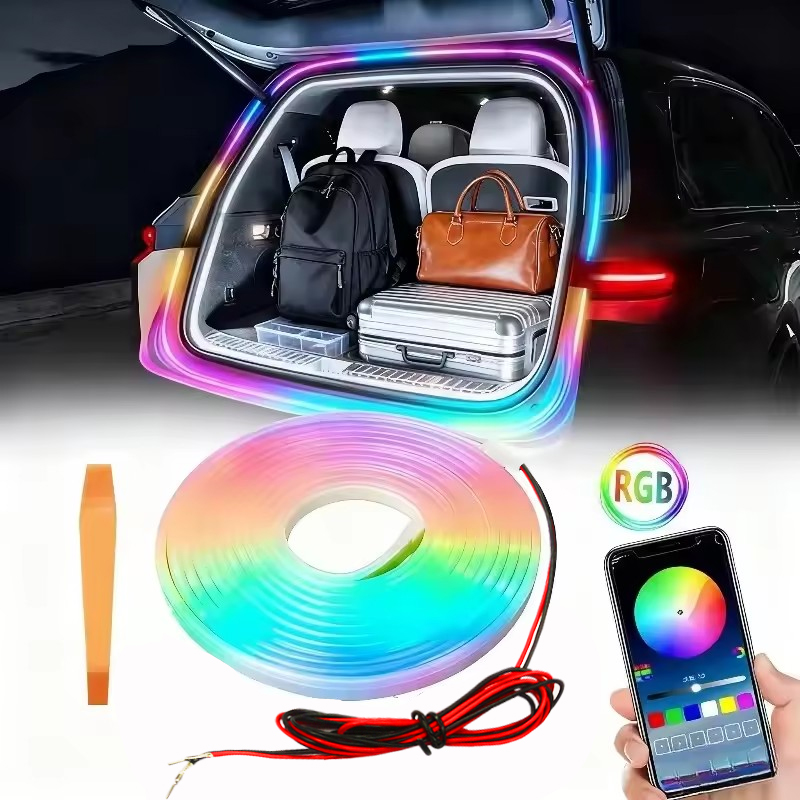 RGB Car Trunk LED Strip Light  - Outdoor Lighting Led Strip ulasan dan harga