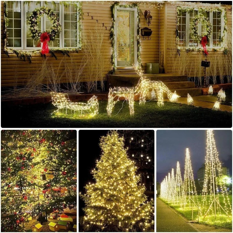 1pc Outdoor Solar String Light - Outdoor Lighting No Wiring ulasan dan harga