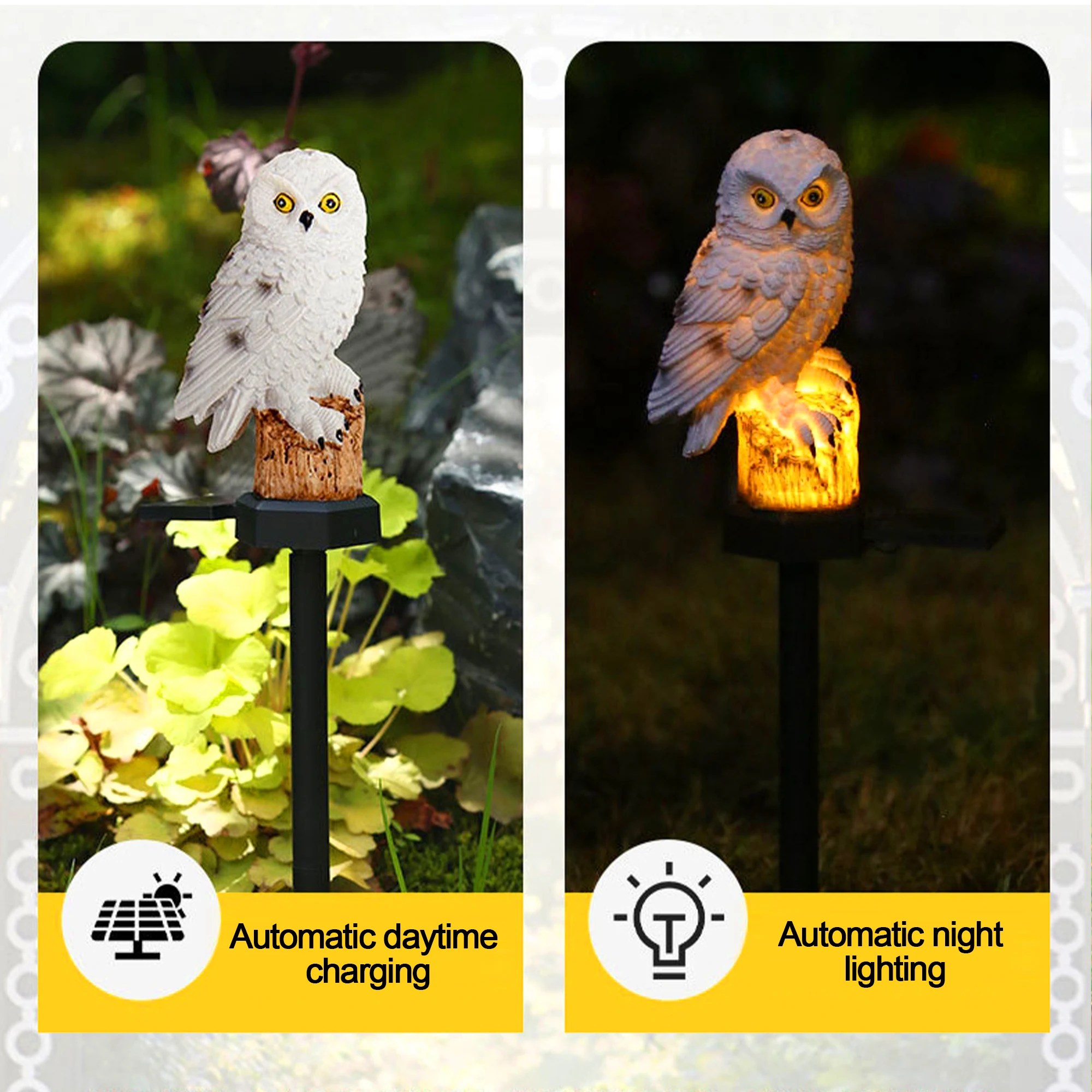 2 Packs Outdoor LED Owl Lawn L - Outdoor Lighting In Ground ulasan dan harga