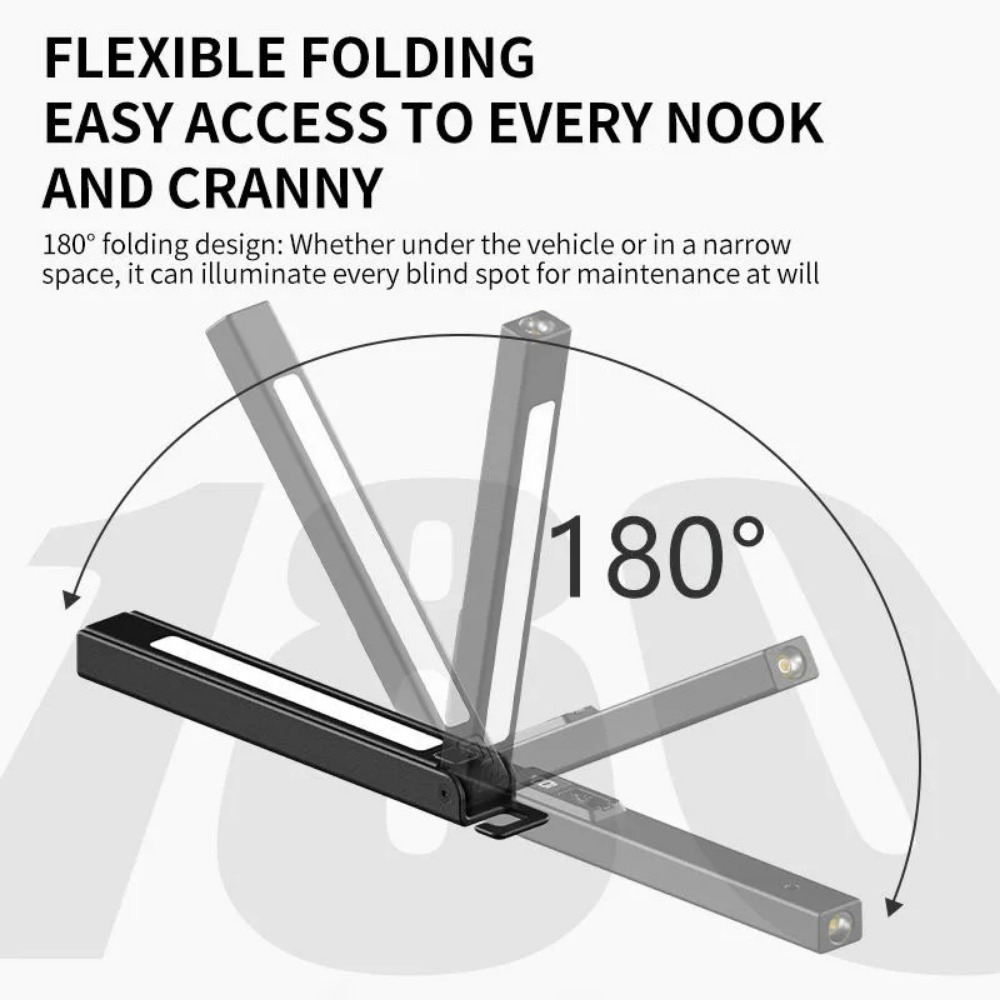 Magnetic 180° Folding Work Lig - Outdoor Lighting Repair ulasan dan harga