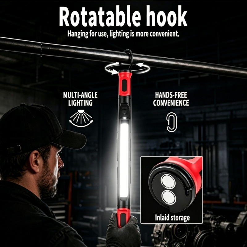 COB Magnetic Work Light Rechar - Outdoor Lighting Repair ulasan dan harga