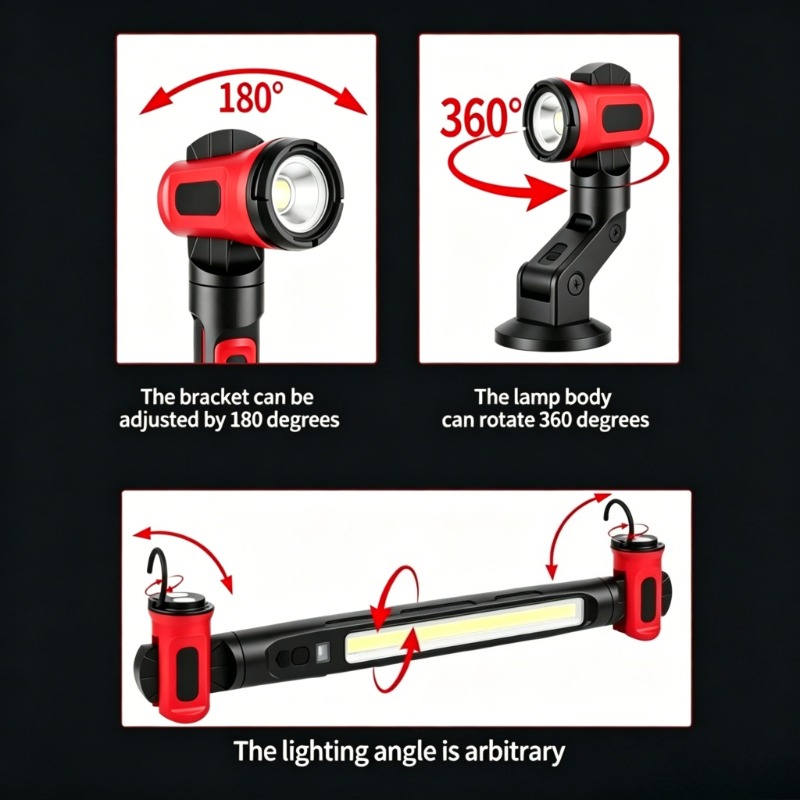 COB Magnetic Work Light Rechar - Outdoor Lighting Repair ulasan dan harga