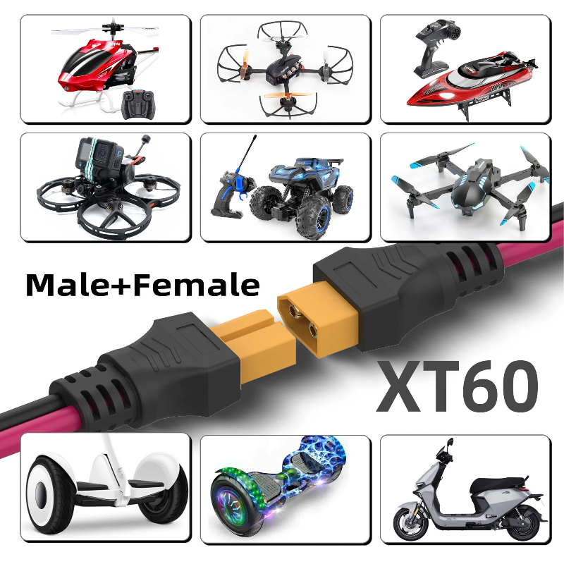 XT60 Extension Cable 12AWG XT6 - Outdoor Lighting Extension Cable ulasan dan harga