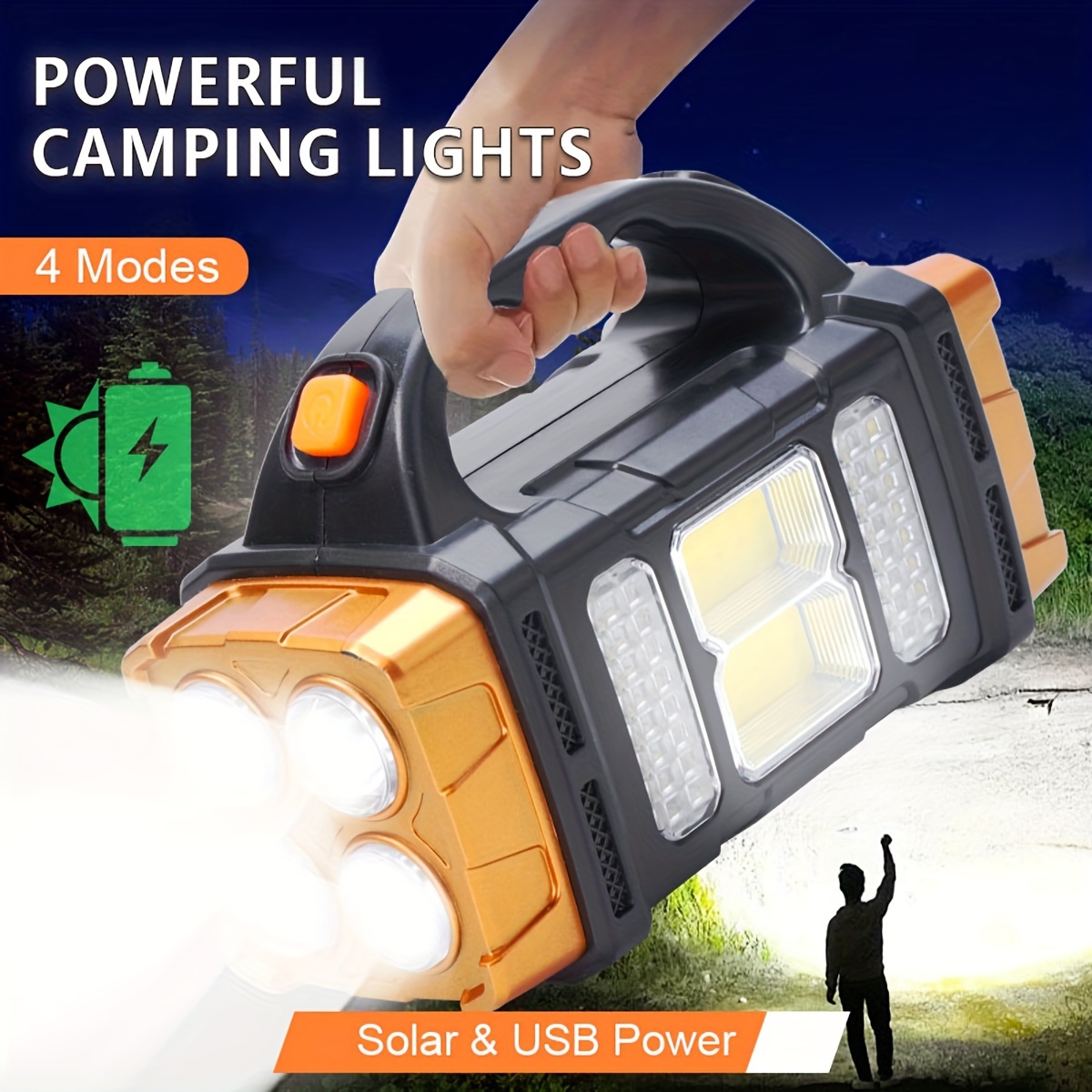 New Upgrade Rechargeable High  - Outdoor Lighting For Backyard ulasan dan harga