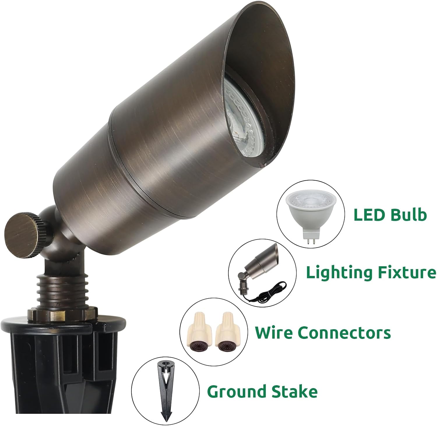Solid Brass Landscape LED Spot - Outdoor Lighting Brass ulasan dan harga