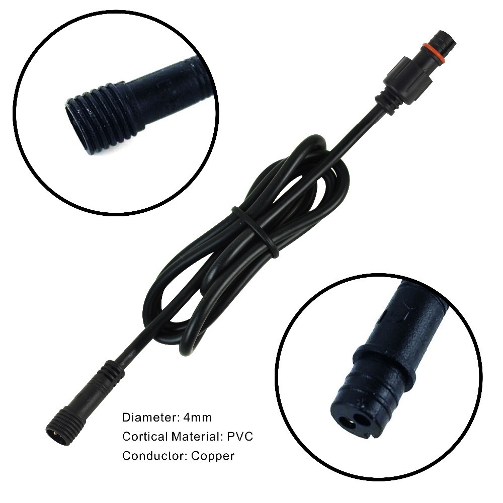 2pin DC LED Cable 1 Metre Exte - Outdoor Lighting Extension Cable ulasan dan harga