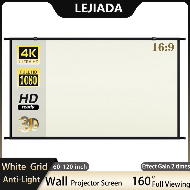 LEJIADA Projector Screen Wall  - Outdoor Lighting Grid Screen ulasan dan harga