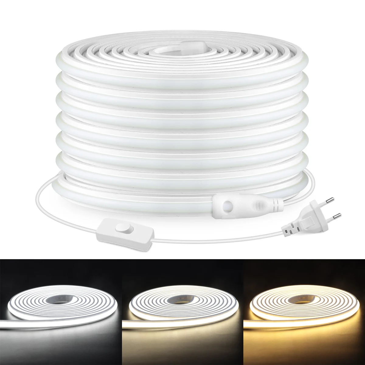 220V Real Silicone Tube Light  - Outdoor Lighting Led Strip ulasan dan harga