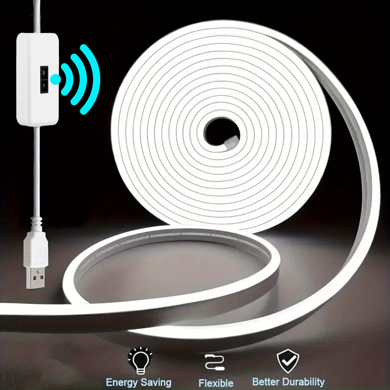 Motion Sensor Neon LED Light S - Outdoor Lighting Led Strip ulasan dan harga