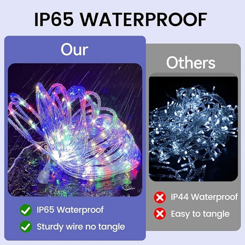 Waterproof Solar LED String Li - Outdoor Lighting For Front Of House ulasan dan harga