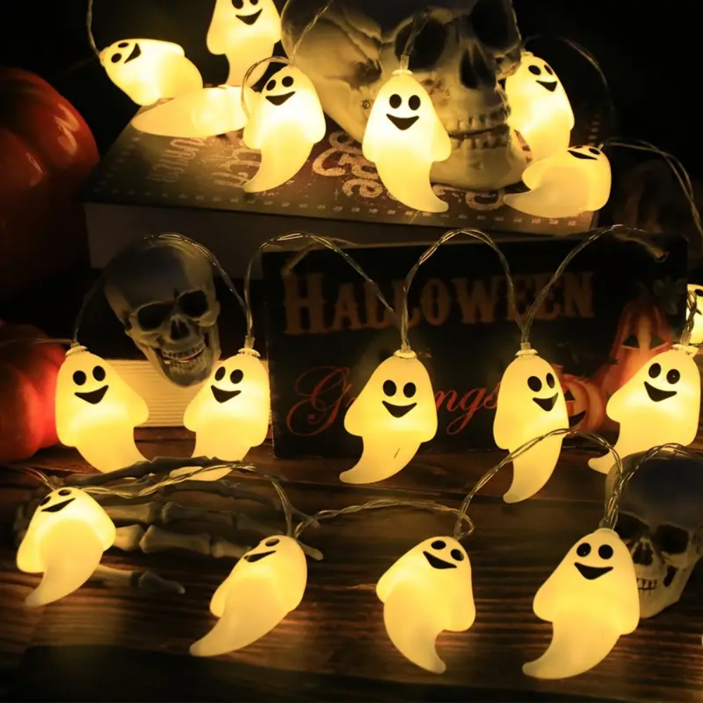 1PC LED Ghost String Lights Fe - Outdoor Lighting For Front Of House ulasan dan harga