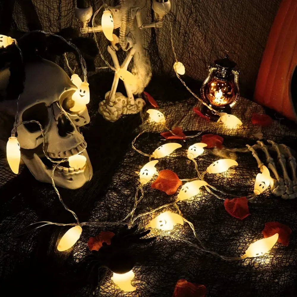 1PC LED Ghost String Lights Fe - Outdoor Lighting For Front Of House ulasan dan harga