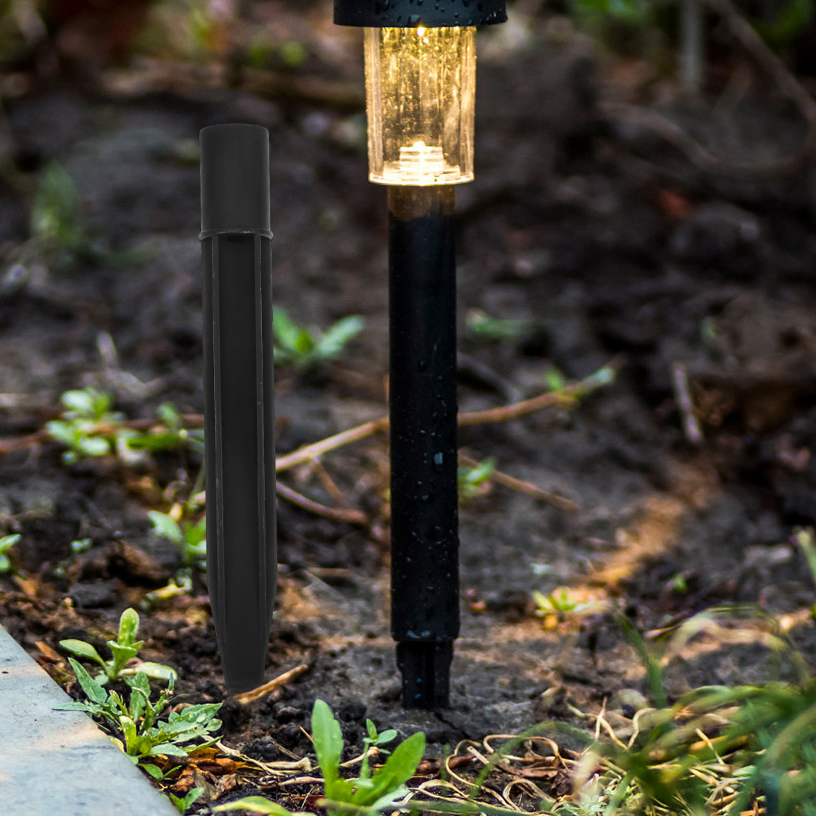 Ground Spikes for Signs Insert - Outdoor Lighting In Ground ulasan dan harga
