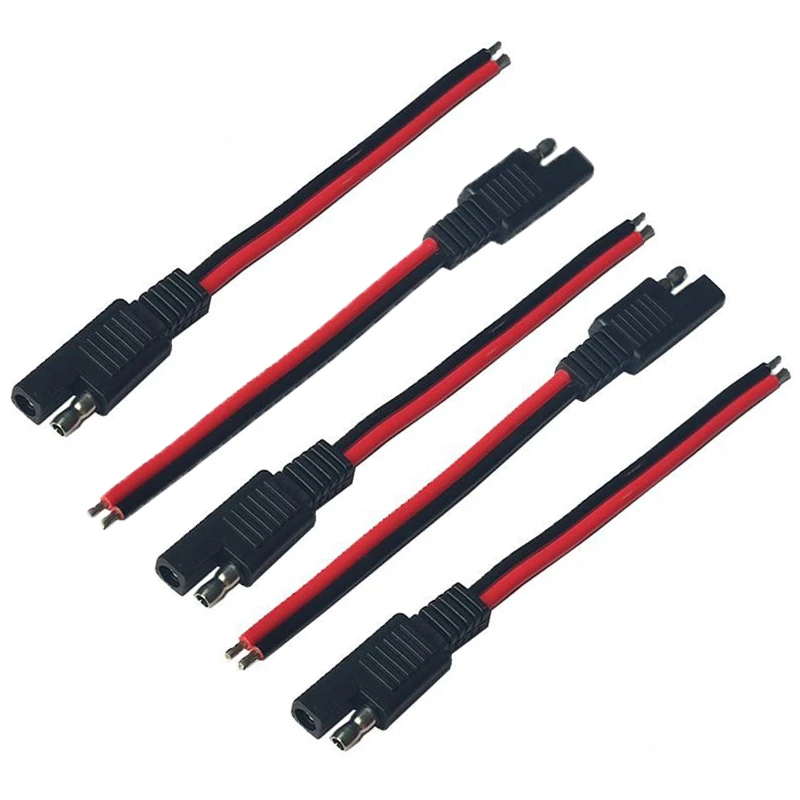 5PCS 15CM SAE 2 Pin Quick Conn - Outdoor Lighting Extension Cable ulasan dan harga